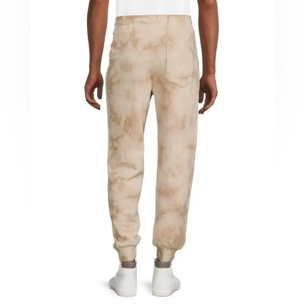 True Religion - Men’s Gold Logo Tie Dye Jogger Sweatpants Sz XL